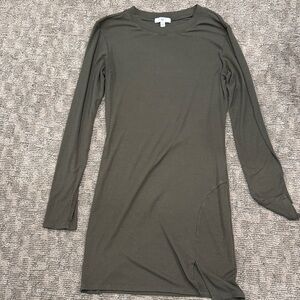 BP Olive Long Sleeve Dress